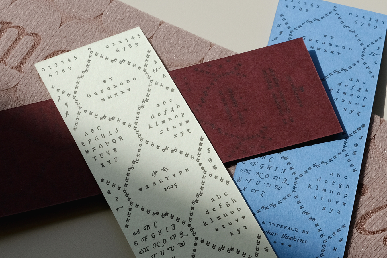 WiseType®, object: Garamono Letterpress Bookmark (6-pack) (Fig. 6)