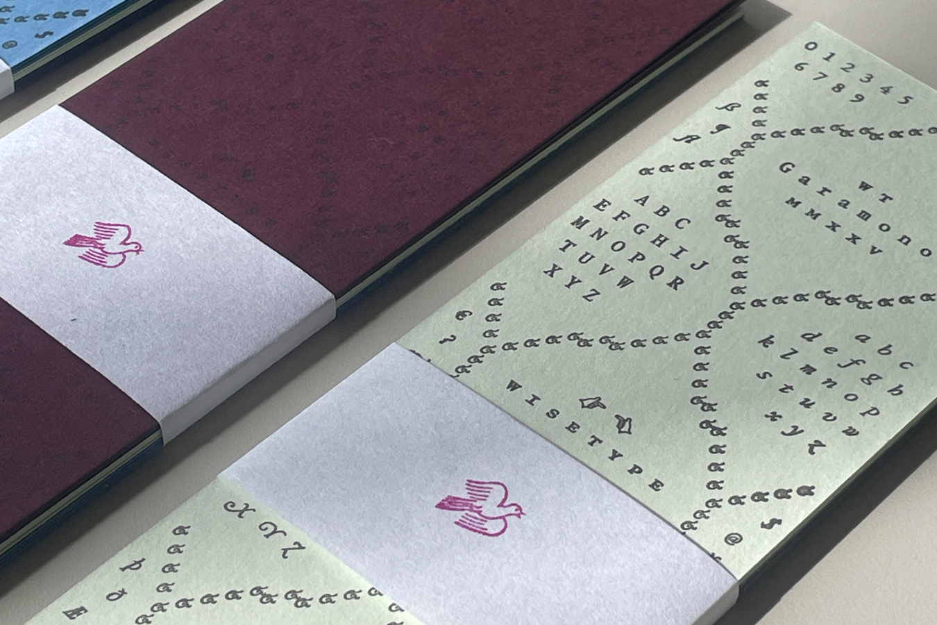 WiseType®, object: Garamono Letterpress Bookmark (6-pack) (Fig. 2)